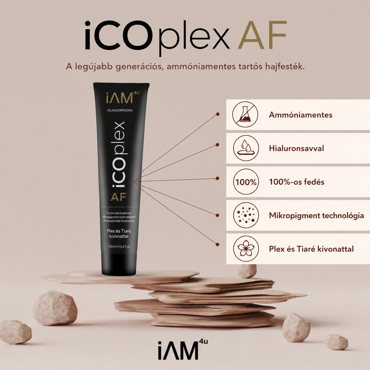 Icoplex ammóniamentes hajfesték 1.0